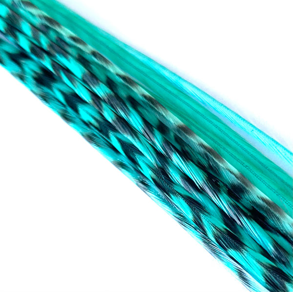 Aqua Hair Feathers X XL XXL