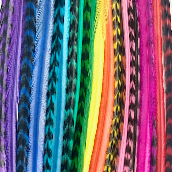 Bright Mix EXACT Feather Colours 20pc Pack